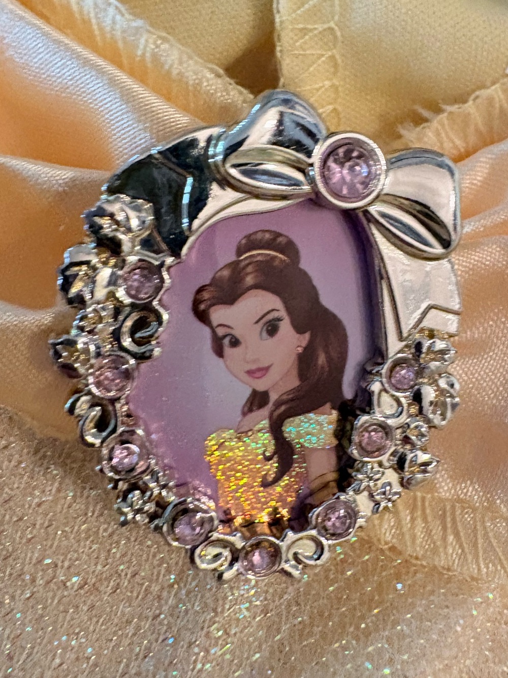 Disney Princess Toddler Girls 2 Costumes Cinderella & Belle 3T 4T Beauty Beast - Picture 8 of 10